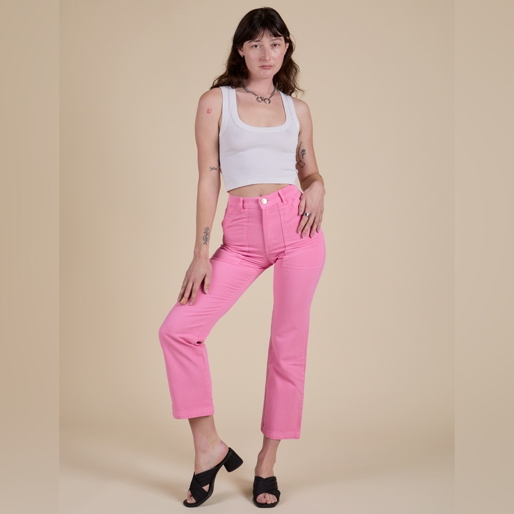 Big Bud Press Work Pants in bubblegum pink sz xs
